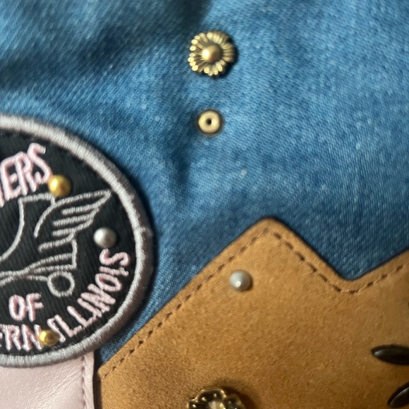 Coach Rogue 30 - Exotic Denim with Patchwork - Picture 14 of 14